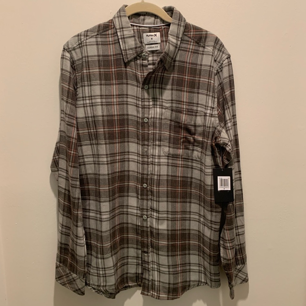 New With Tags Men’s Hurley Flannel | Size Med